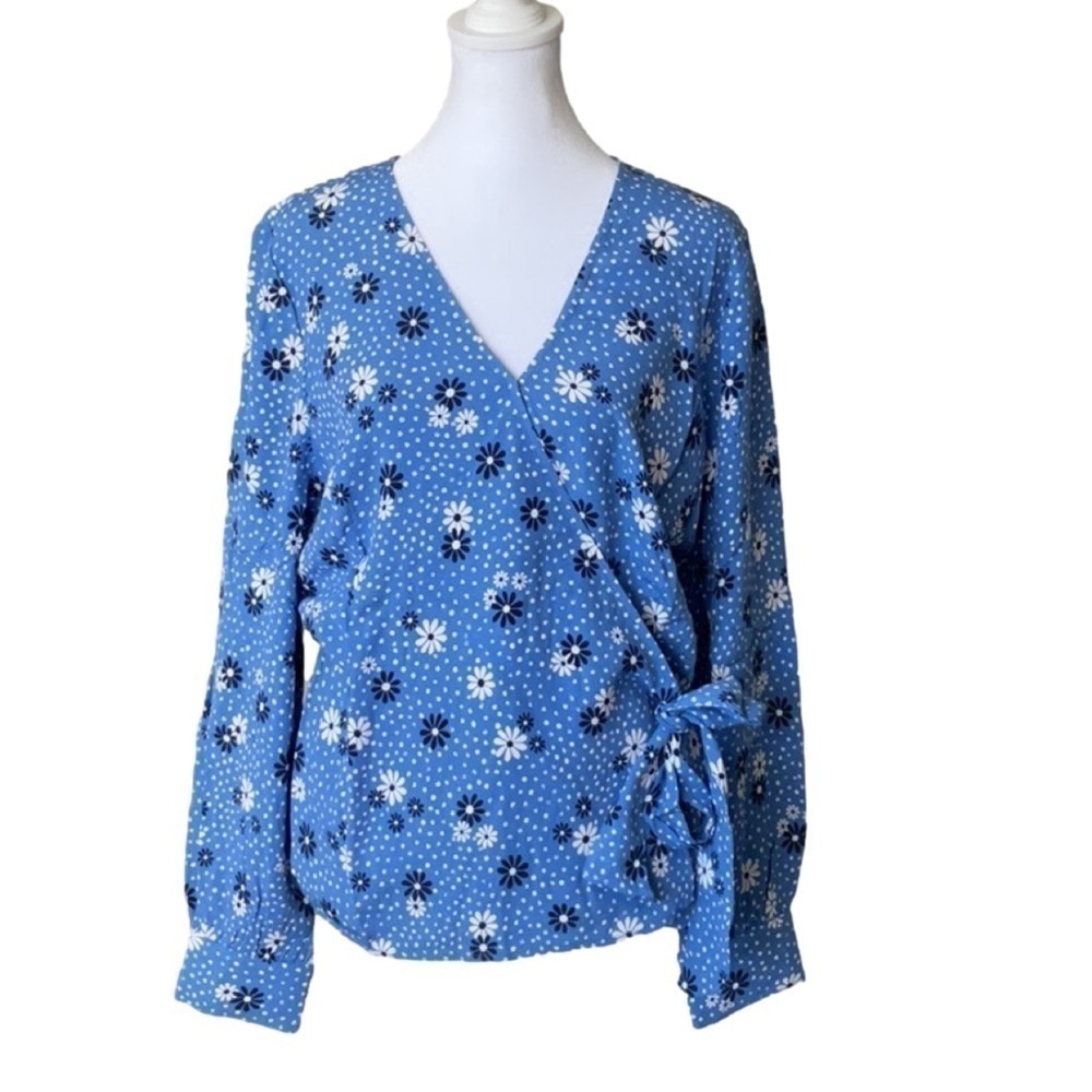 Talbots Faux Wrap Top, NWT